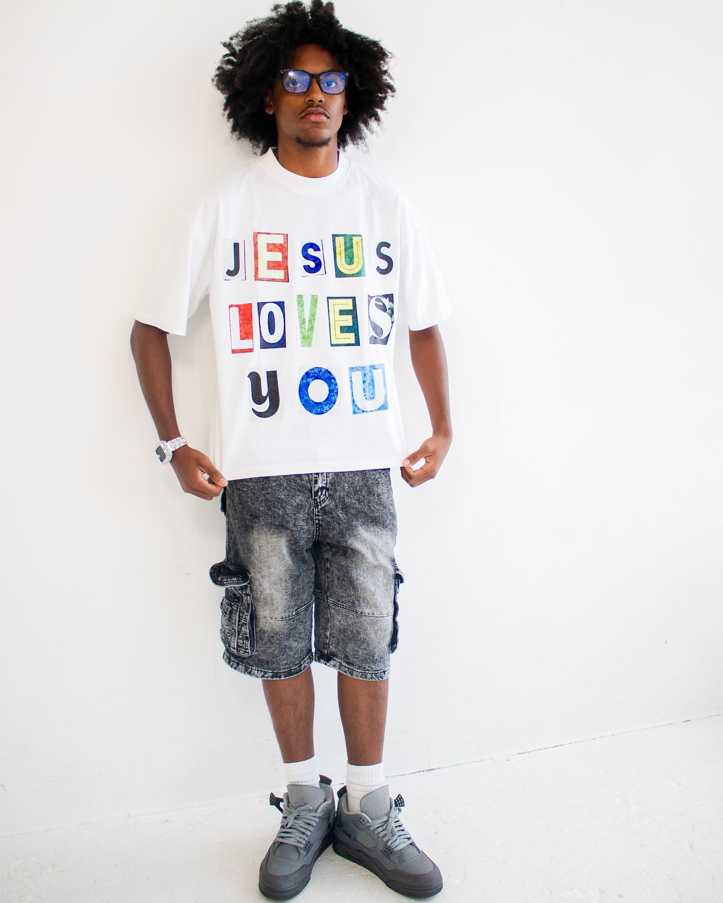 JESUS LOVES YOU "SCRAPBOOK" T-SHIRT