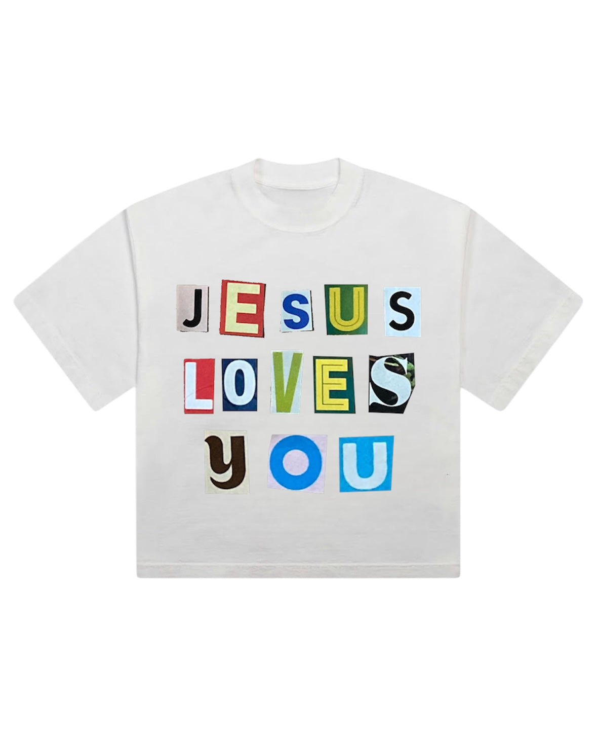 JESUS LOVES YOU "SCRAPBOOK" T-SHIRT