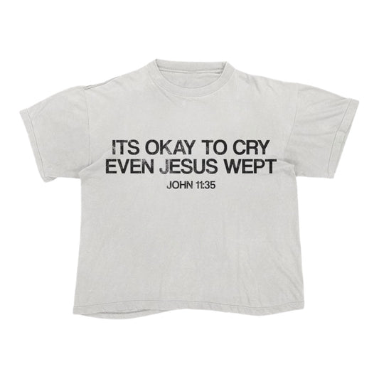 JESUS WEPT T-SHIRT "WHITE"