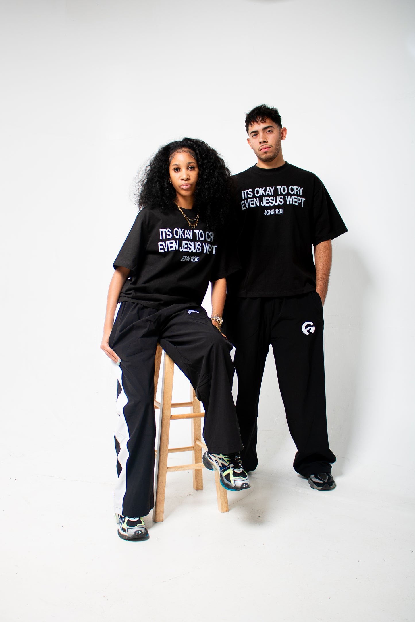 JESUS WEPT T-SHIRT "BLACK"